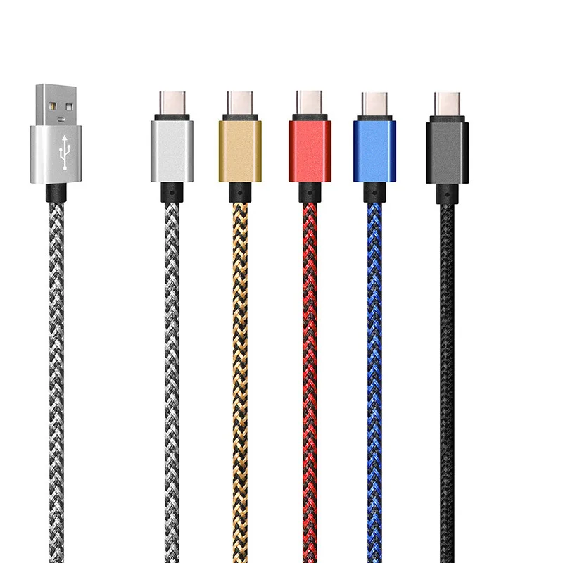 

1 meter 2A hemp rope braided Type - C Android phone fast charging data line
