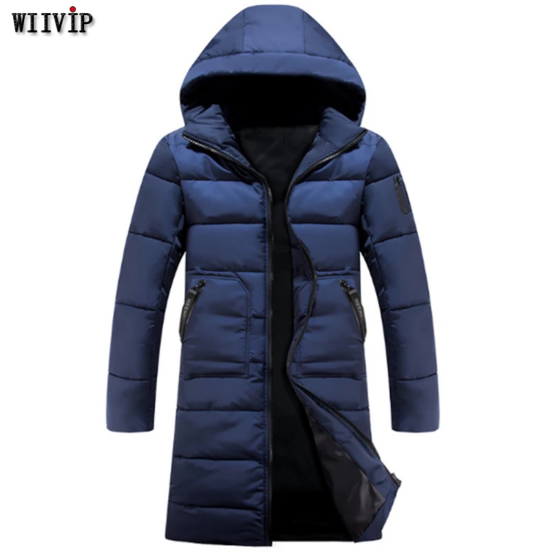 

Flash Deal High Quality 50%Off Man Fashion Handsome Full Sleeve Hooded Thick Long Solid Parka Coat Only 1Piece For Lucky You 597