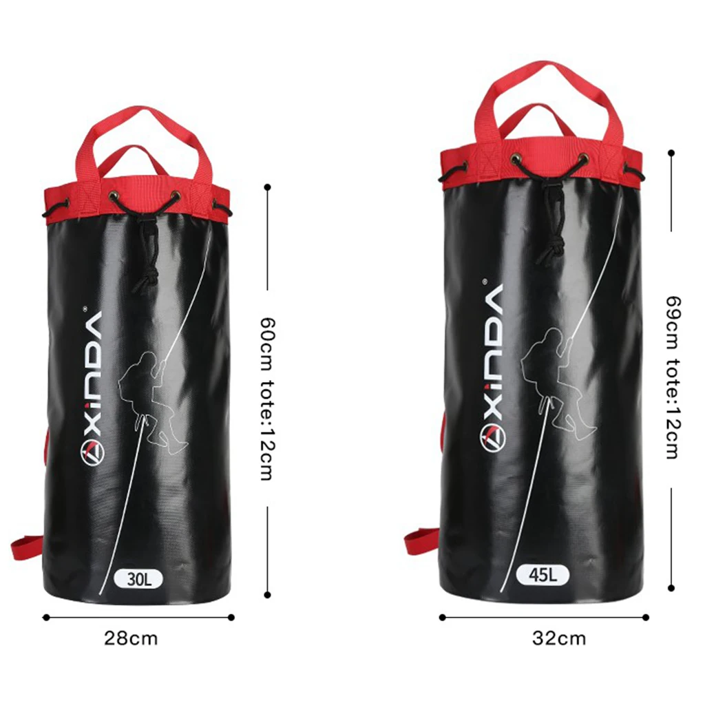 Rock Climbing Rope Bag Backpack Outdoor Mountaineering Equipment Holder Organizer Pouch