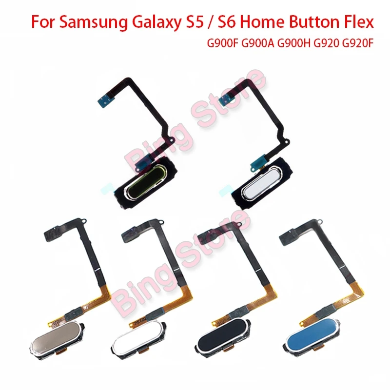 Home Button keypad Flex Cable Ribbon Parts For Samsung