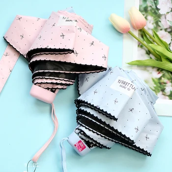 

PipiFren Sun Mini Umbrellas rain women Parasol Ladies Uv Small Umbrella For kids girls Folding windproof Unbrella regenschirm