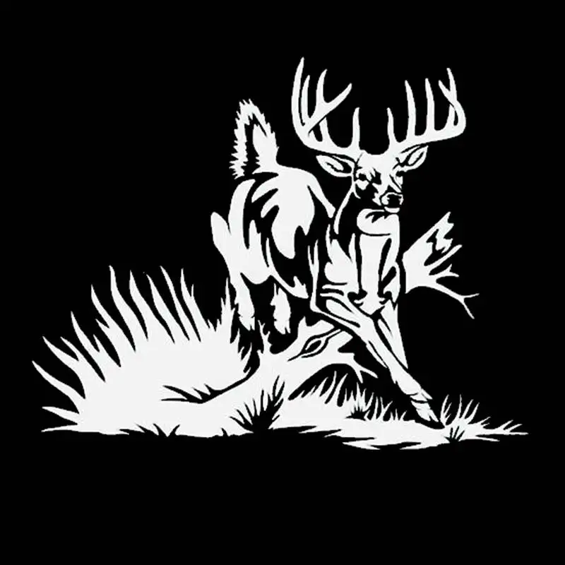 

Pegatina Hunt Buck Sticker Deer Hunter Club Decal Gun Shop Hollow Hunting Car Window Vinyl Decal Funny Poster