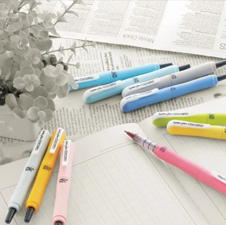 Lettering Pens ZIG Cocoiro Kuretake Letter Brush Penholder 16 Colors Japan Pen Shell