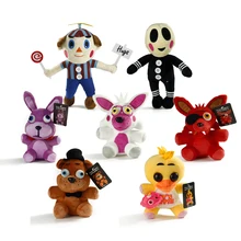 25 〜 30 センチメートル 5 夜でフレディの FNAF 4 フレディおもちゃボニーチカフォクシーバルーン少年ジョーカーフィギュア像ぬいぐるみぬいぐるみのおもちゃ(China)
