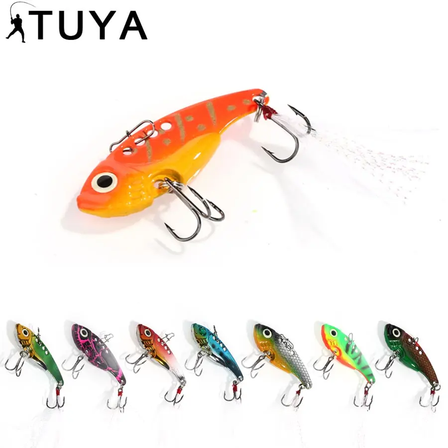 TUYA 1 шт. VIB рыболовная приманка 5 см 12 г цинковый сплав jigbait жесткая наживка