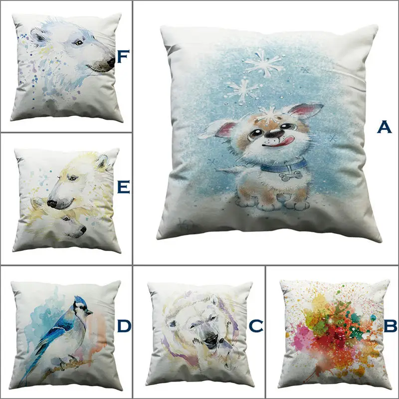 2019 NEW Beuaty Pillow Case Glitter Cotton Soft Sofa Throw Cushion Cover Home Decor pillow covers decorative 40JA1807