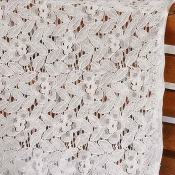 

Ivory white lace fabric retro floral lace fabric bridal fabric lace curtain lace fabric
