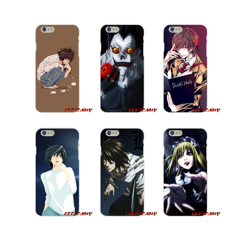 Для iPhone X XR XS MAX 4 4S 5 5S 5C SE 6 6S 7 8 Plus Death Note L аксессуары чехлы для телефонов | Мобильные
