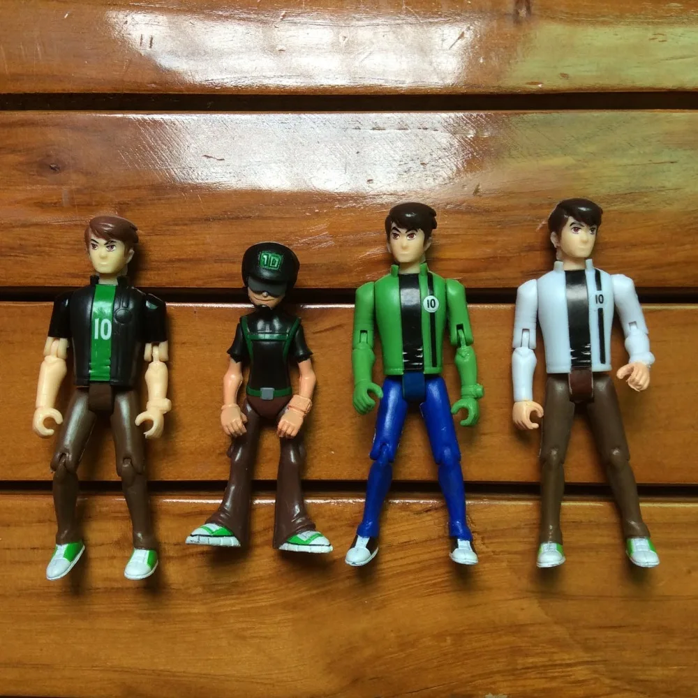 

4style 9cm joint movable Ben 10 Protector of Earth action PVC Figure toy