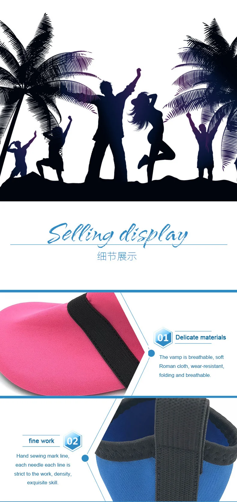 1 (17)Fashion Kid Aqua Shoes 4 Color Beach Stretch Fabric Quick Drying Sandals Light Breathable Anti Slippery Children Shoes