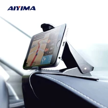 

AIYIMA Universal Car Mobile Phone Holder Mount Crocodile Jaw Dashboard Phone Holders Stands Bracket For 4-6.5 Inch Phone