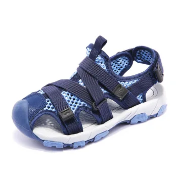

Summer Beach Boys Sandals Children Closed Toe Breathable Fashion Sandals Girls Sport Non -Slip Sandals Footwear AA51172