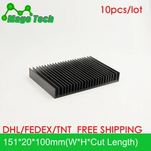 Светодиодный алюминиевый радиатор в виде пластины растут свет радиатор охлаждение Охладитель Fit транзистор IC теплопроводность светодиодный радиатор Электроника