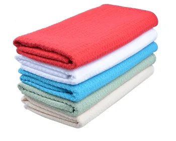 

Sinland Kitchen Microfiber Towel Waffle Weave Hand Drying Towel Home Towels Ultra-light Weight Five Colors 50cmx100cm 10PC/LOT