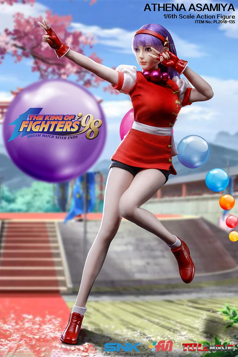 TBLeague PHICEN бесшовный Женский Корпус KOF 98 Athena Asamiya 1/6 фигура|Игровые фигурки и
