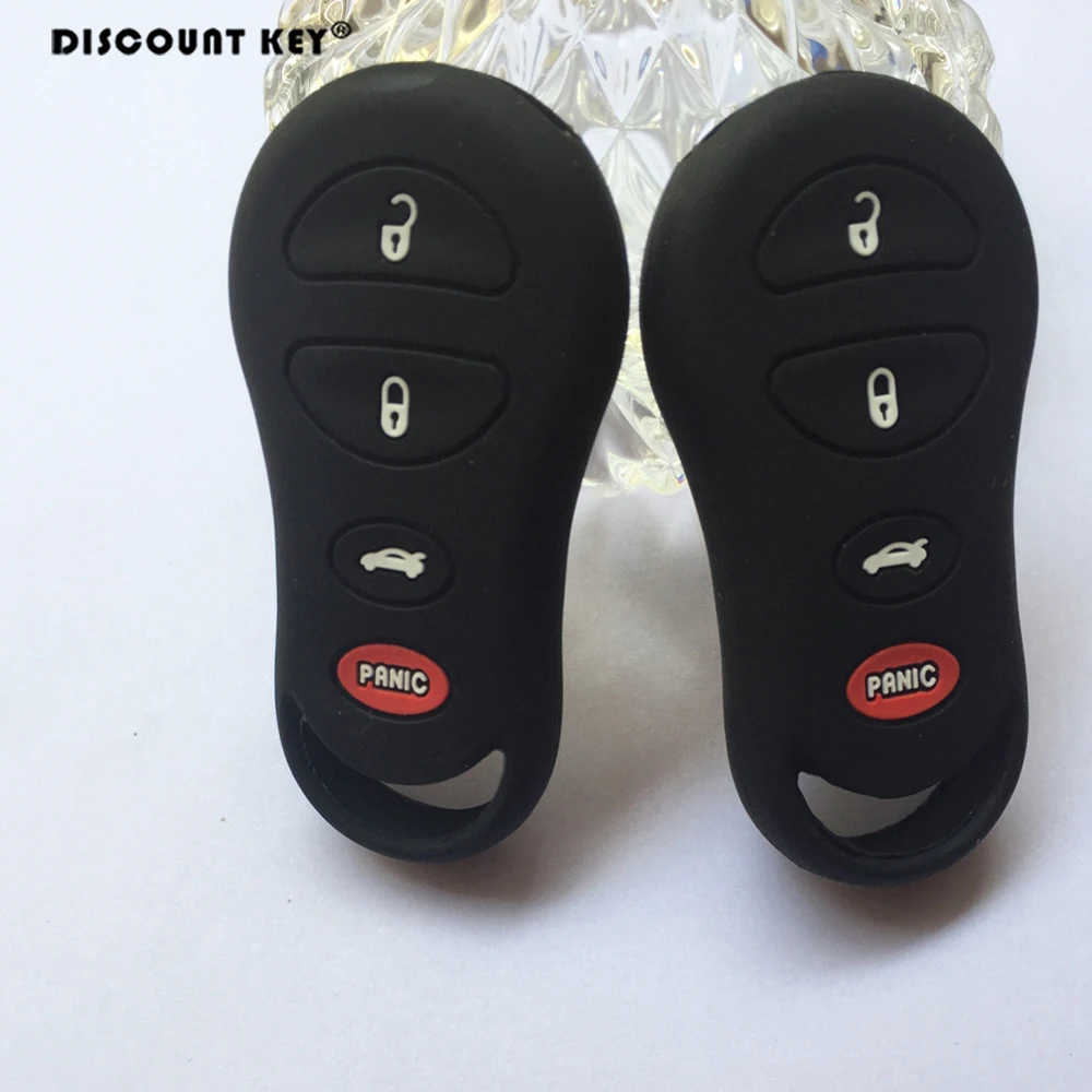 Силиконовый для ключа автомобиля Обложка Dodge Viper Stratus Intrepid Durango Chrysler Jeep Liberty ключ Neon