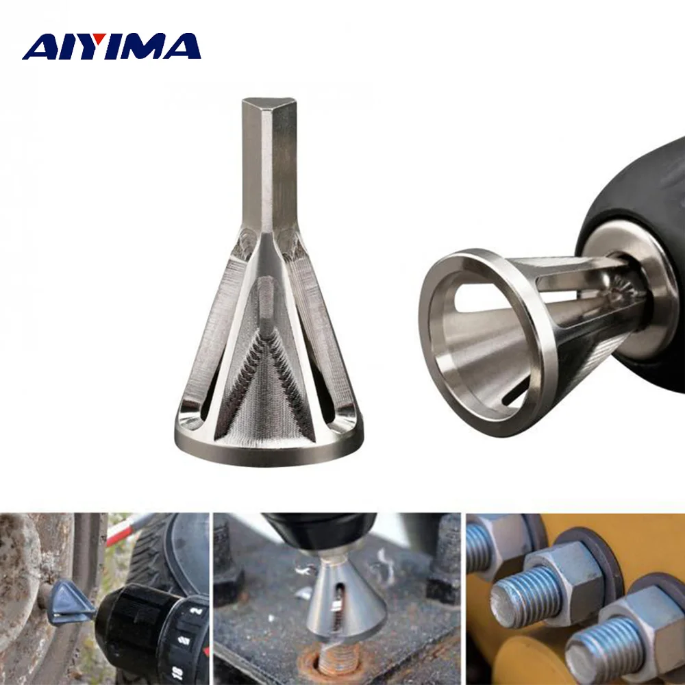 

AIYIMA Deburring Outer Chamfering Chamfering Tool Angle Grinding Edge Removal Thorn Suitable For Chuck Electric Drill Tools