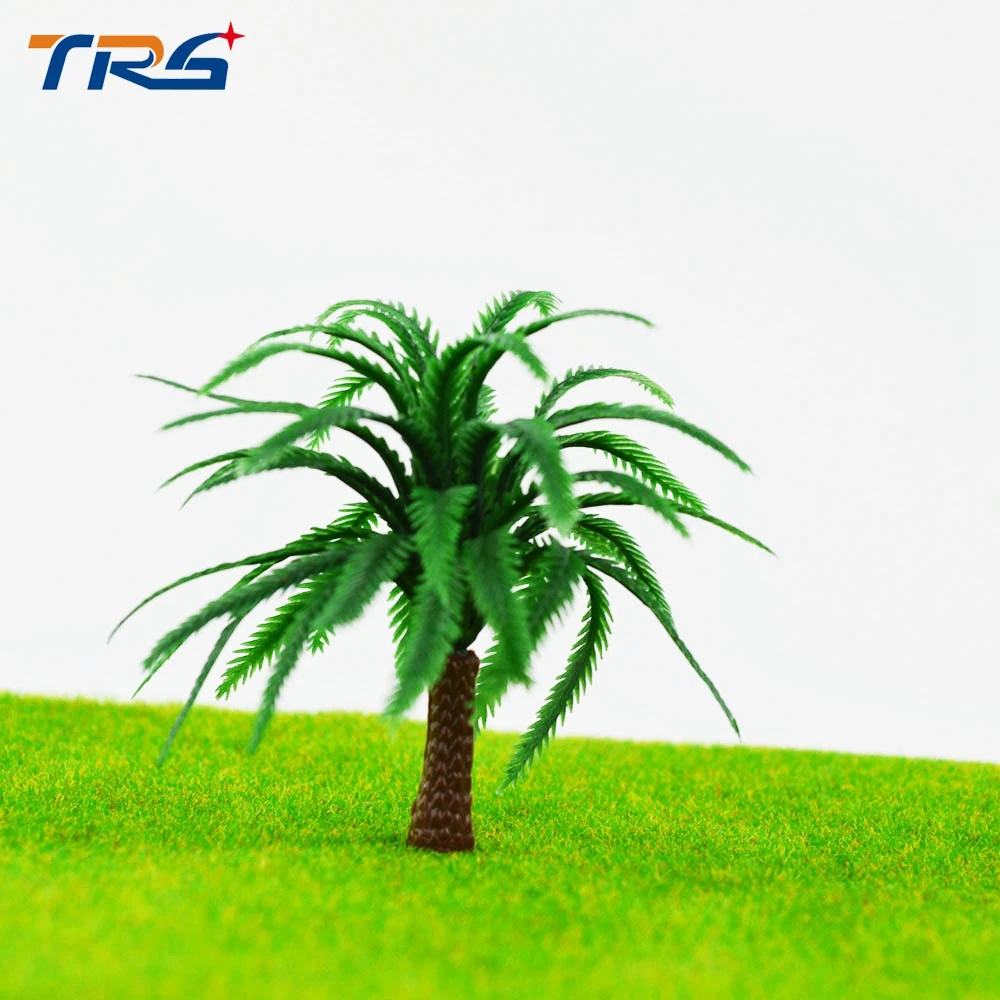 Teraysun Miniature Plastic Model Palm Tree 5CM Architectural model