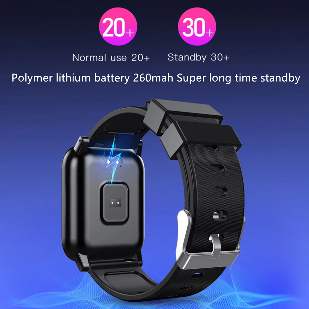 L8STAR Smart Band B1 ожидания 30D 3D Динамический интерфейс крови Давление браслет для