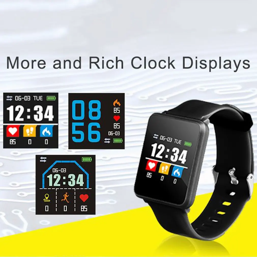 Фитнес-браслет M3, умные часы с цветным экраном, повседневные, водонепроницаемые, кровяное давление, кислородный монитор, спортивные, пульсометр, Smartband