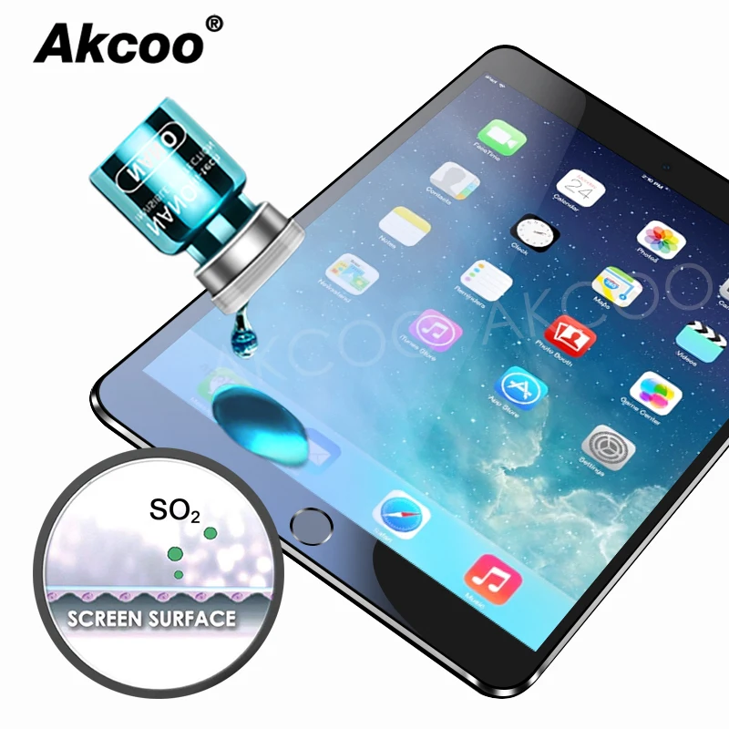 Akcoo нано жидкий протектор экрана для iPad mini 4 пленка с олеофобным покрытием для iPad pro iPhone 6 7 8 XR XS планшет