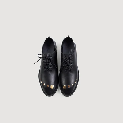 

Early spring new Europe and America wild small shoes women's England single shoes England Oxford shoes