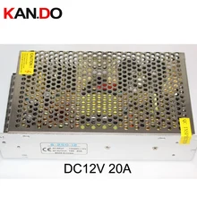 Трансформатор переменного тока 12 В 20A камера блок питания адаптер питания DC адаптер 110-240 В до 12 в блок питания