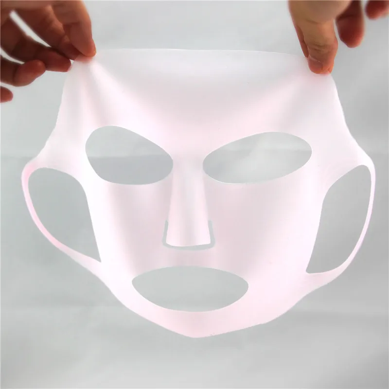 Skin Care Silicone Face Mask Reusable Facial Mask Cover Hydrating Essence Prevent Evaporation Absorption Moisturizing Mascara (11)