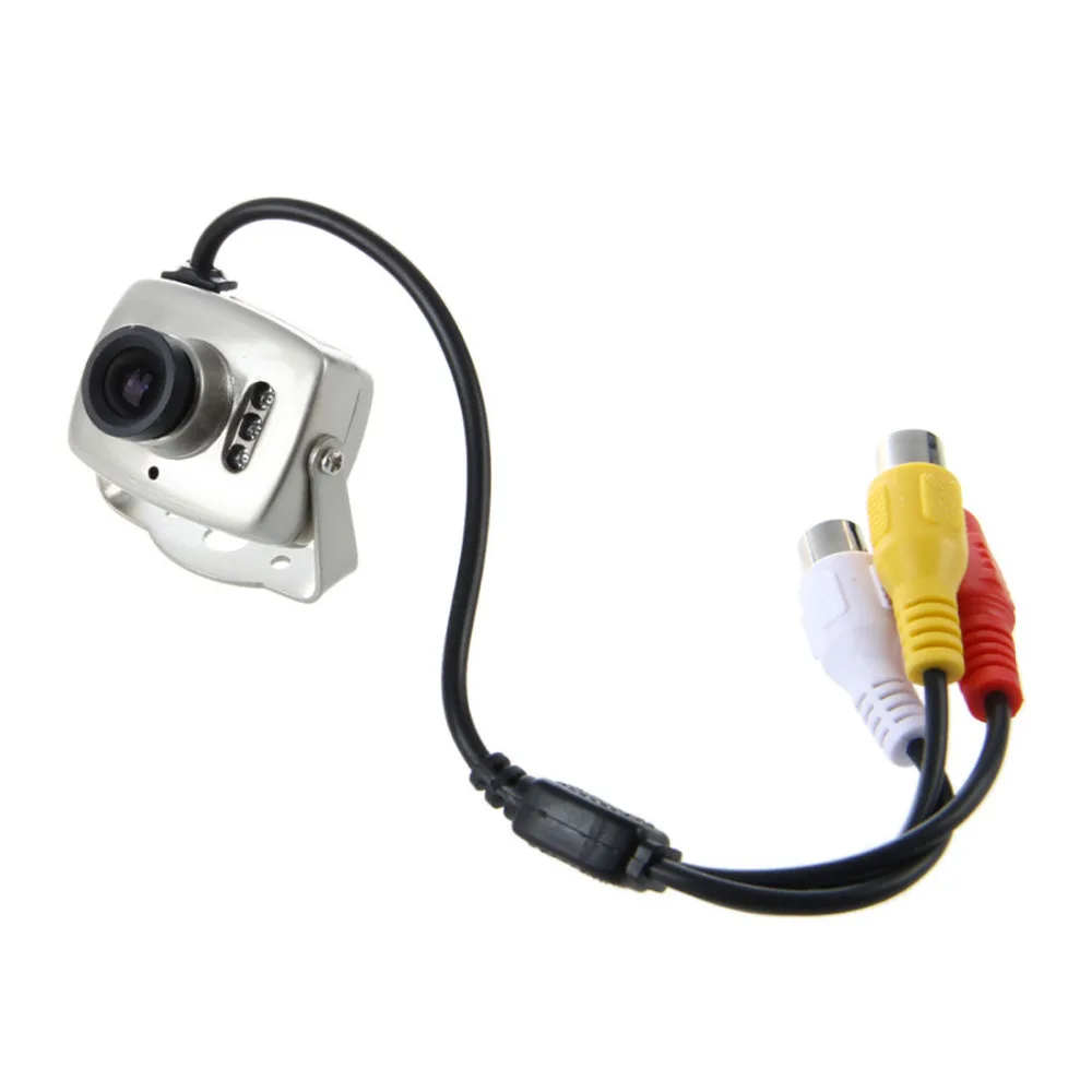 Мини 6LED проводной CCTV Камера CMOS 600TVL видеонаблюдения Цвет 3 6 мм Инфракрасный видео