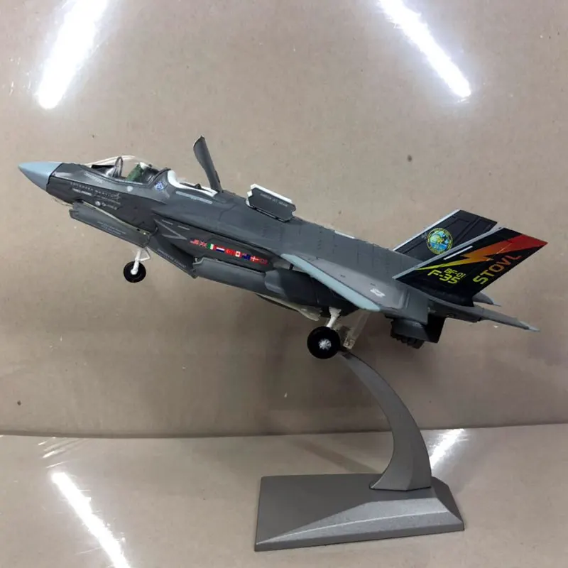 WLTK 1/72 масштаб военная модель игрушки F-35B молния II Joint Strike Fighter BF-01 STOVL литой металлический самолет модель игрушки для подарка