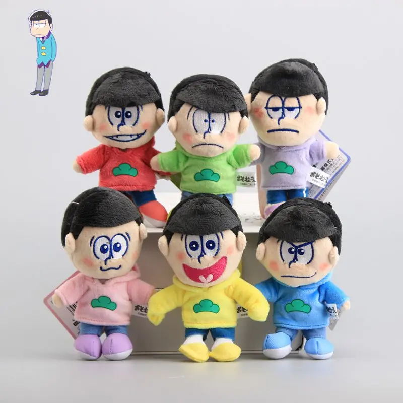 

NEW 6 Styles Matsuno Ichimatsu Plush Toy Matsuno Osomatsu Stuffed Soft Toys 6" 15 CM