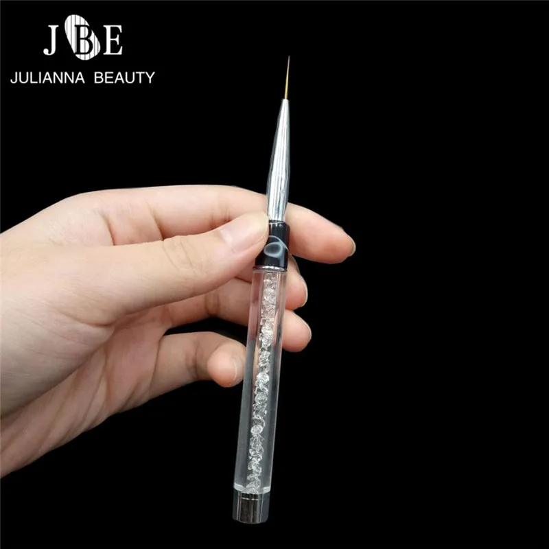 

Nail Art Dotting Pen Acrylic Rhinestone Crystal UV Gel Painting Manicure Tool Drawing Liner Flower Brush Decoration Nail Brush