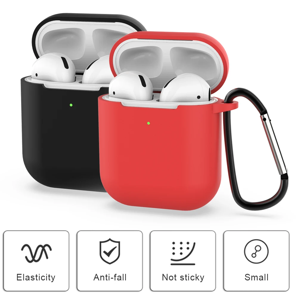 Мягкий силиконовый чехол для Airpods Air Pods ударопрочный наушник защитный