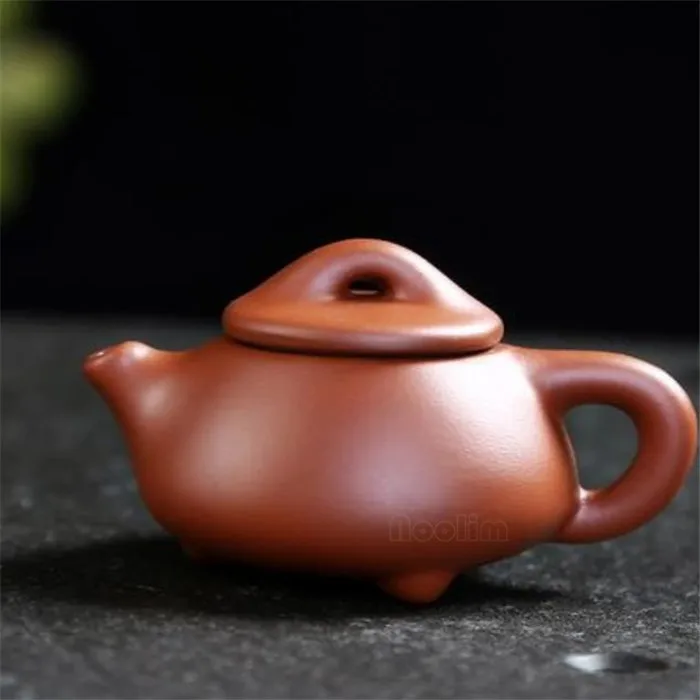 Фиолетовый Глиняный Пальчиковый чайный горшок, маленький карманный чайный сервиз, украшения, украшение для чайного стола - Цвет: SP