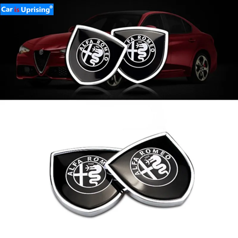 

Car Styling 3D Badge for Alfa Romeo 147 GT Brera 155 156 159 166 Giulia Mito Giulietta Spider Stickers Decal Exterior Decoration