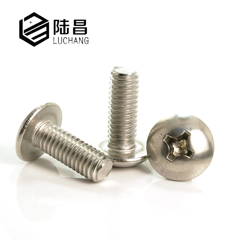 

luchang M3 M4 Crosss recessed truss recessed mushroom screws stainless steel truss phillips model Electric machine diy screws