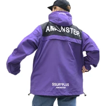 Осеннее пальто с капюшоном и куртки, Большие куртки с принтом для женщин, ветровка с длинными рукавами, пальто в стиле Харадзюку, куртка унисекс на молнии