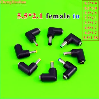 

8PCS a set Common size DC converter head Female 5.5*2.1 to male 6.3*3.0/5.5*1.7/5.5*2.5/4.8*1.7/4.0*1.7/3.5*1.35/3.0*1.1/2.5*0.7