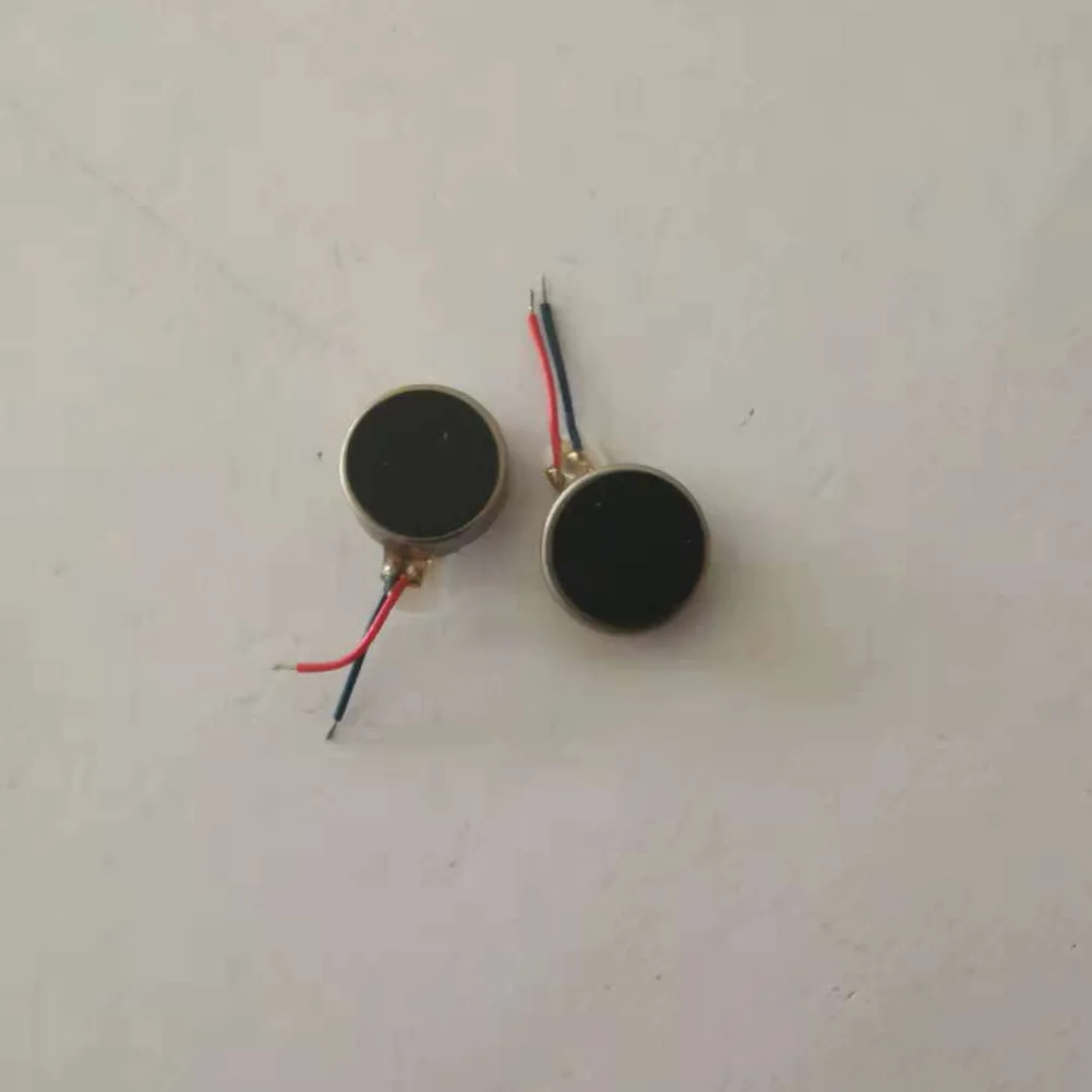 Запасные аксессуары для мастерской двигатель плоский DIY DC Micro с кабелем драйвер привода Монета Вибратор задний клей матовый