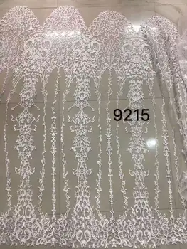 

New fashion lace fabric French Nigerian net lace African tulle mesh embroidery lace fabric high quality for party wedding