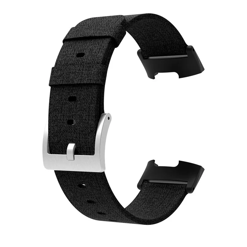 Luxury Wrist StrapReplacement Woven Canvas Fabric Watch Band Wrist Strap ForFitbit Charge 3 Comfortable Easy to Adjust 40AP513