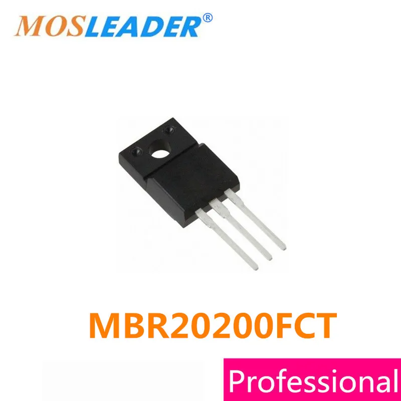 Mosleader DIP 100 шт. MBR20200FCT TO220F MBR20200 MBR20200F Schottky Сделано в Китае высокое качество |