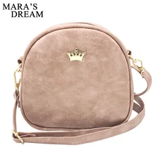 Mara’s Dream 2018 Fashion Women Handbag Messenger Bags PU Leather Shoulder Bag Lady Crossbody Mini Bag Female Crown Evening Bags