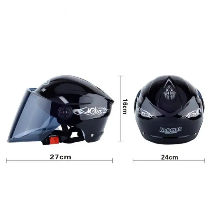 Hot Motorcycle Helmet Unisex Men Women Electric Battery Helmet Summer Riding Safety Helmets JLD