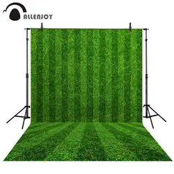 Allenjoy photocall фото фон Зеленый футбольное поле абстрактный характер открытый turf активности детей фотографии фонов