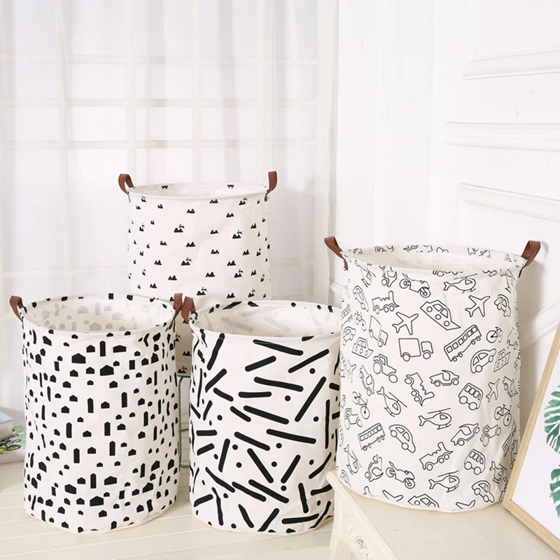 

New Creative Storage Basket Dirty Cloth Cartoon Castle Baby Clothes Baskets Waterproof Storage Basket For Toy Organzier Foldable