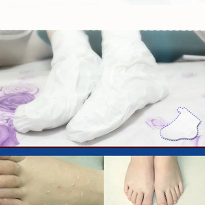 

EFERO Feet Mask Socks for Pedicure Exfoliating Foot Mask Pedicure Sock Foot Peeling Mask Moisturizing Sock Cuticle Remover 6Pair