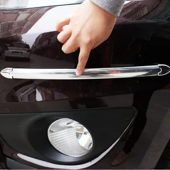 

Car Styling 4pcs Car bumper silver Anti-rub strip Protective for bmw e46 ford focus 2 audi a3 passat b5 b6 mazda 3 toyota golf 4