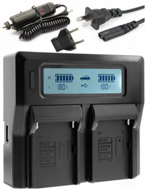 

Ultra Fast LCD Dual AC/USB Charger Kits for Nikon EN-EL23 ENEL23 EN EL23 COOLPIX P600, P610, B700, P900 and S810c Cameras.