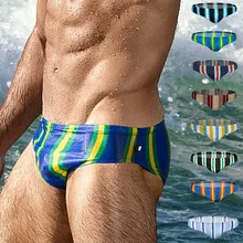 Мужская одежда для плавания, купальный костюм, модные плавки для плавания с низкой посадкой, полосатые бикини, плавки, купальный костюм, пляжные шорты для серфинга s-xl